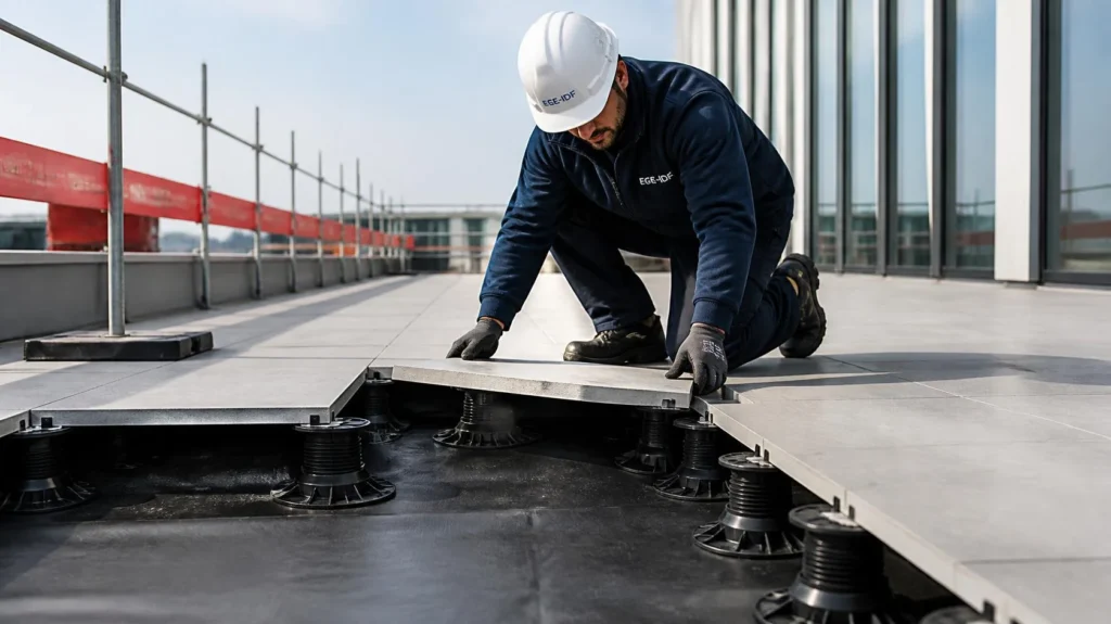 pose-sur-plots-etancheite.jpg	Dallage de terrasse posé sur plots réglables au-dessus d'une membrane d'étanchéité